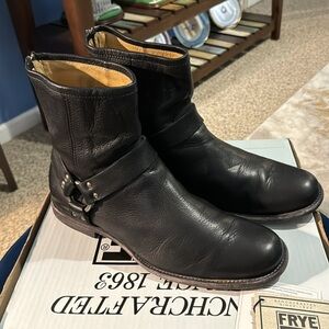 Frye Phillip Harness Boots size 11 in box!